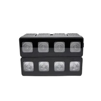 Nouvelles lumières LED à pixels étanches IP65 4x20W alimentées par batterie, application Wifi, télécommande DMX sans fil, connectables, pour théâtre, scène, DJ