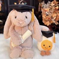 EZBABY s Shy Bonnie Rabbit Tiga Set Lengkap Boneka Penghibur Mainan Tahan Bulu Kue Ulang Tahun Telinga Panjang Kapas PP