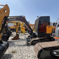 Excavadora Pequeña Usada Volvo EC60D de Alta Calidad, Precio de Fábrica, 6 Toneladas, Motor Original, Bajo Número de Horas