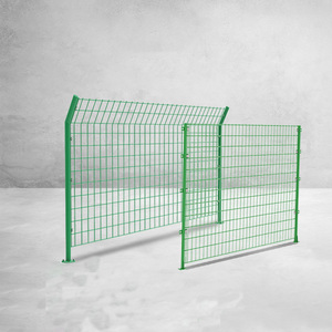 Màu xanh lá cây Vinyl tráng 868 đôi dây an toàn hàng rào Hàn lưới dễ dàng để lắp ráp trang trại theo dõi hàng rào Swinging cổng hàng rào bài viết - Product Image 4