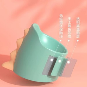 Gamelle créative en céramique pour animaux de compagnie, design dinosaure, surélevée et inclinée, pour chats et chiens - Product Image 3