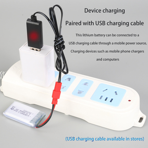 공장 rc quadcopter 리 이온 폴리머 셀 3.7V 650mAh 852540 플라스틱 모델 비행기 전투기 장난감 비행기 무인 항공기 배터리 - Product Image 5