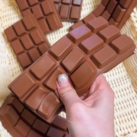 Jouet anti-stress souple en PU en forme de barre de chocolat de 16 cm, à remontée lente, collant, pour le bureau/l'école, pour garçons/filles, en vrac HUIZHEN