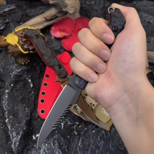 Cuchillo Bowie Dragon Tooth de Acero Inoxidable 3CR13 con Hoja Recta de 20cm y 4.5mm de Grosor, Mango G10, para Camping y Actividades al Aire Libre, OEM - Product Image 3