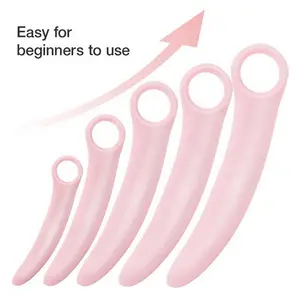 Fabrik Großhandel Silikon Anal Dilatator Kit Anal Sexspielzeug Anal Vaginal Dilatator 5 Stück Set für Männer und Frauen