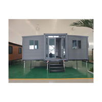 Maison conteneur extensible de 20 pieds, préfabriquée, pour usage résidentiel familial