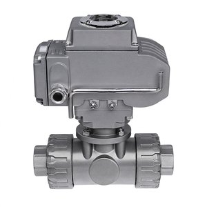 วาล์วบอลมอเตอร์ไฟฟ้า COVNA UPVC แบบสองทาง ข้อต่อคู่ ชนิดโมดูเลต 4-20mA วาล์วบอลไฟฟ้า วาล์วบอล PVC 1/2 - Product Image 6