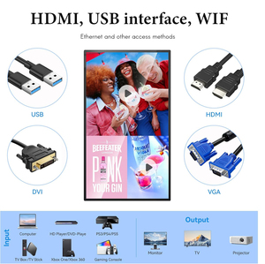 Nuevo en 2025: Pantalla Digital LED <span class=keywords><strong>Mini</strong></span> de 43'' con Android 11 para Montaje en Pared, Ideal para Menús y Publicidad - Product Image 5