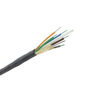 Kabel serat optik luar ruangan 4 inti (G652D PE)-panjang kustom tersertifikasi CE/ROHS/tanda mutu untuk jaringan tulang punggung