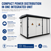 Subestación Compacta Prefabricada Sumergida en Aceite YB-12 630kVA 10kV 0.4kV 50Hz para Distribución de Energía en Plantas Industriales