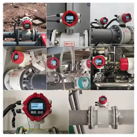 Medidor de flujo de agua de mar de bajo precio medidor de flujo magnético abrazadera de conexión RS485 medidor de flujo electromagnético