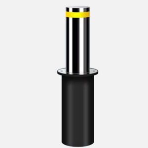 Bolardos de Seguridad Eléctricos de Acero Inoxidable con Sistema de Elevación Hidráulica Automática, Protección IP67, Resistencia a Impactos M68 - Product Image 1