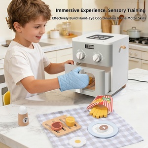 Nuovo Set da <span class=keywords><strong>Cucina</strong></span> Giocattolo <span class=keywords><strong>Montessori</strong></span> per <span class=keywords><strong>Bambini</strong></span>, Friggitrice ad Aria in <span class=keywords><strong>Legno</strong></span> Realistica, Gioco di Ruolo per <span class=keywords><strong>Bambini</strong></span> - Product Image 3