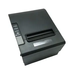 Black 80mm Printer Thermal Receipt Printer Auto Cut Pos printers USB,Serial,Ethernet 3input together