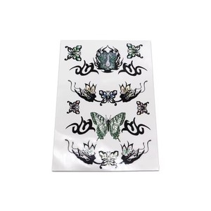 Tatuaggi Temporanei 2026 Hot Sale: Impermeabili, a Lunga Durata, Ecologici, con Diamanti, Animali e Farfalle - Motivi per il Viso - Product Image 6
