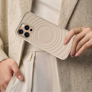 <span class=keywords><strong>Coque</strong></span> magnétique à chargement sans fil pour <span class=keywords><strong>iPhone</strong></span> 13 16 Pro Max Plus Soft Ripple Liquid Silicon Fashionable Shockproof Protector - Product Image 4