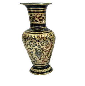 High Quality Brass Flower <b>Vase</b> With Very Beautiful <b>Engraving</b> Design Decorative Metal Flower Pot - Product Image 6