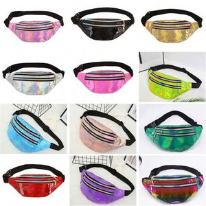 Sac bandoulière étanche en PU holographique irisé scintillant pour femme, idéal pour le sport - Product Image 2