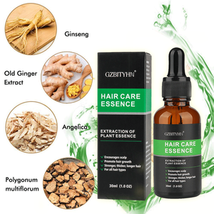 Private Label Ginger Natural Organic Hyaluronic Acid Nourishing Fluffy Anti Loss Regrowth Biotin Fast Hair Growth Oil Serum - Product Image 2