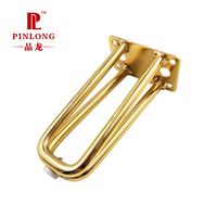 Pieds de canapé Pinlong en métal, accessoires de mobilier, quincaillerie pour canapé, vente en gros