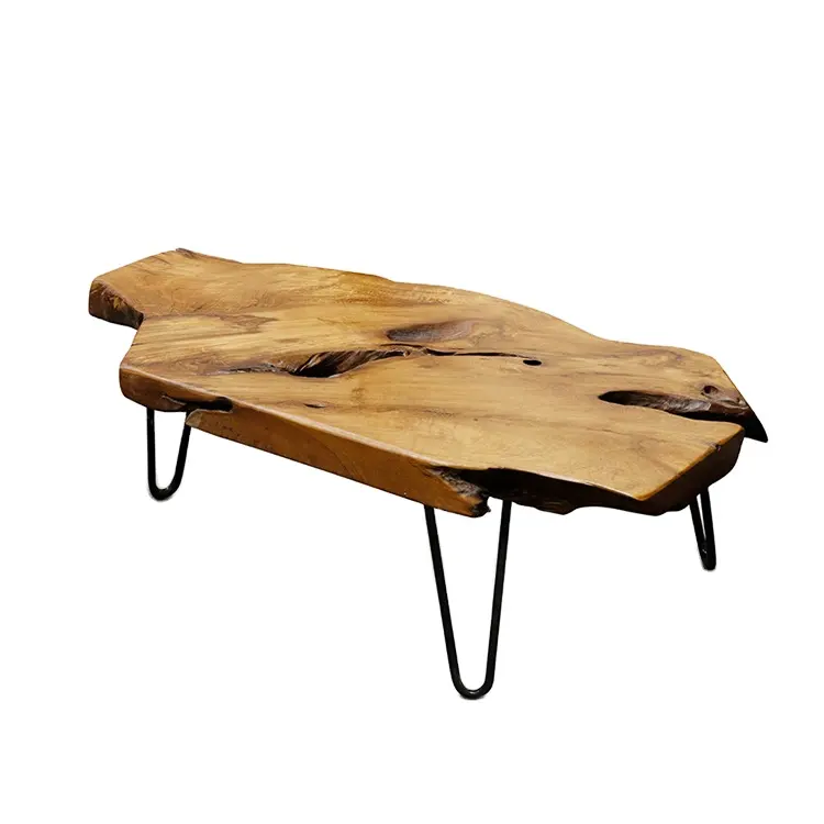Итальянская минималистская мебель для дома, столик из натурального дерева, из натурального дерева