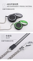 Correa Retráctil Clásica para Perro, Cadena de Acero Automática, Material Plástico, Múltiples Longitudes para Perros Pequeños/Medianos/Grandes