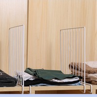 Metall Schlafzimmer Haken Kleider schrank Draht Kleidung Trenn regal Einfach zu installieren Schrank Schublade Kleidung Teiler Regal Buch Sortier halter