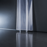 Bandes de présentation en PVC transparent personnalisables pour supermarchés, sur mesure, pour l'entreposage