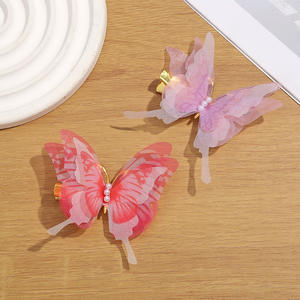 Заколка для волос в европейском и американском стиле, четырехслойная, металлическая, легкая, новый дизайн, детские аксессуары для волос, по цене производителя - Product Image 2