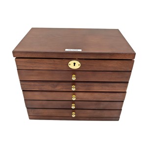 Scatole Porta Gioielli in <span class=keywords><strong>Legno</strong></span> Massello Stile Cinese Moderno, Grande Capacità per Collane, Accessori Matrimoniali in PP - Product Image 4