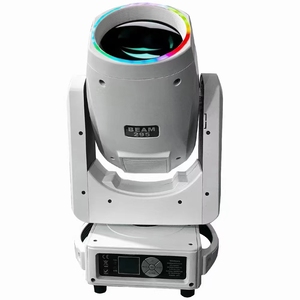 Faro mobile professionale 2950W 14R Beam Spot per feste, DJ, discoteche, con anello SMD RGBW, per matrimoni, concerti, illuminazione scenica DMX Music IP33 95 - Product Image 2
