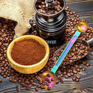 Stainless Steel Double-Ended <b>Measuring</b> Spoons 5ml 15ml Coffee Roasting <b>Tools</b> Reusable Modern Design - Product Image 4