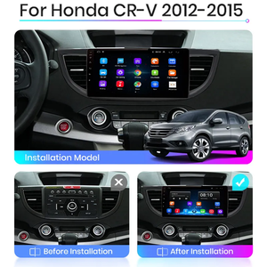 Radio de Coche Android 2Din de 10.1 Pulgadas para <span class=keywords><strong>Honda</strong></span> <span class=keywords><strong>CRV</strong></span> 2012 2013 <span class=keywords><strong>2014</strong></span> 2015 Reproductor Multimedia de Video Navegación <span class=keywords><strong>GPS</strong></span> WIFI Autoradio Carplay - Product Image 2