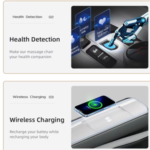 GUOHENG New Luxury Shiatsu <b>Zero</b> <b>Gravity</b> Massager <b>Chair</b> Track 4D Massager <b>Chair</b> for Body - Product Image 4