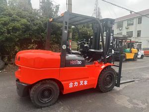 HELI H2000 Series FD50 5 Ton Diesel Counterbalance <b>Forklift</b>, Solid Tire & Three Stage Mast Optional - Product Image 3