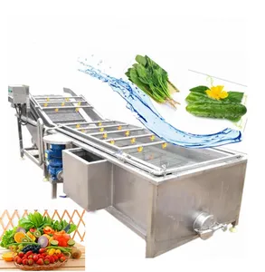 Lavatrice automatica per verdure linea di pulizia e asciugatura della macchina per la pulizia delle bolle di frutta e verdura