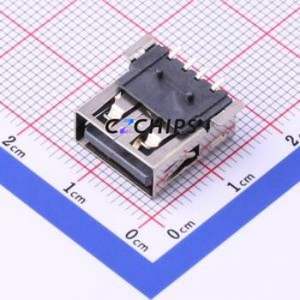 904-142A2021S10100 USB Connector SMD Connector ( Connector Type: Type-A )( Protocol Standard: USB 2.0 )( Gender: Female ) - Product Image 1