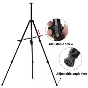 Xin Bowen Giá vẽ tranh gấp gọn tiện dụng Giá vẽ kim loại họa sĩ Phác Họa giá ba chân bằng kính thiên văn - Product Image 2