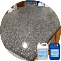 Résine époxy transparente de qualité industrielle 3:1, performance stable, revêtement époxy pour surfaces de meubles en bois