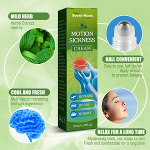 Rolling Ball Crème de soulagement du mal des transports 10ml Parfum de menthe rafraîchissant Ingrédients purs à base de plantes soins du corps - Product Image 5