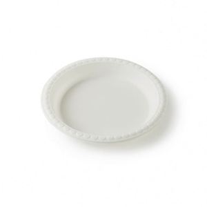 Assiette jetable ronde à 4 compartiments en amidon de maïs biodégradable - Product Image 2
