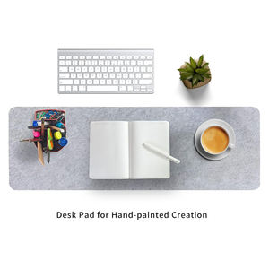 ملمس صديق للبيئة سجادة صوف ملمس بماوس كبير حامي كمبيوتر للمكتب - Product Image 5