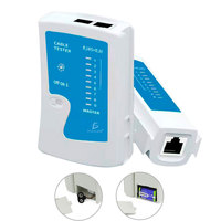 Comprobador de Cables RJ45 RJ11 RJ12 UTP, Herramienta de Prueba de Cables de Red, Conjunto Maestro-Esclavo