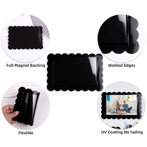 Cadre photo magnétique en PVC Jitai 19x13cm pour affichage mural et utilisation sur réfrigérateur - Product Image 5