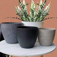 Pot Bunga Bonsai Batu Imitasi Berlapis Es, Pot Tanaman Balkon, Perlengkapan Dekorasi Rumah, Pot Penanaman dan Budidaya Tanaman Kapasitas Besar