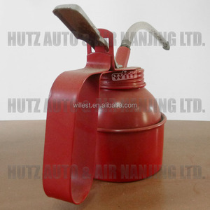 Pistola de pulverización de aceite europea HUTZ 350 ml, aceitera <span class=keywords><strong>manual</strong></span> con boquilla flexible OC350E01B, bomba de lubricación <span class=keywords><strong>manual</strong></span> de acero - Product Image 4