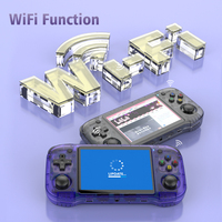 Console de jeu portable rétro WIFI originale R46H 64G 128G ARKOS 2.0 avec écran de 4,2 pouces, lecteur de jeux vidéo portable PSP PS1, WI-FI R36S