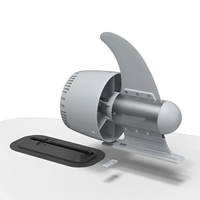 Y01 propulseur d'hélice de bateau Premium + batterie B1 3 vitesses et marche arrière 75min d'autonomie pour kayak ponton de pêche