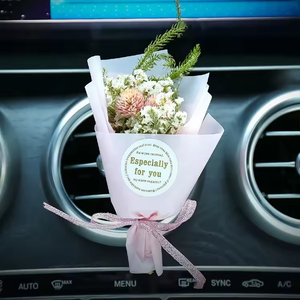 Klip ventilasi udara kreatif, Aksesori Interior Bunga tahan lama, dekorasi parfum untuk mobil grosir - Product Image 4