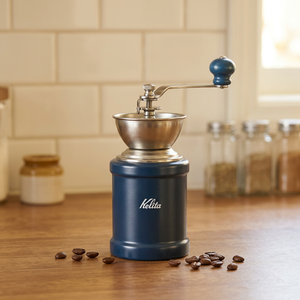 Classic Metal Cast Iron Manual Espresso Barista Coffee Bean <b>Grinder</b> with Lid Customizable Color and Logo Business Gift - Product Image 3